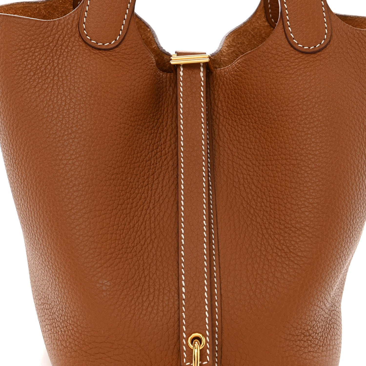 Hermes Taurillon Clemence Picotin Lock 18 PM Gold 8 of 10
