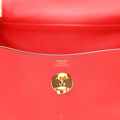 Hermes Evercolor Lindy 26 Rouge De Coeur 6 of 11