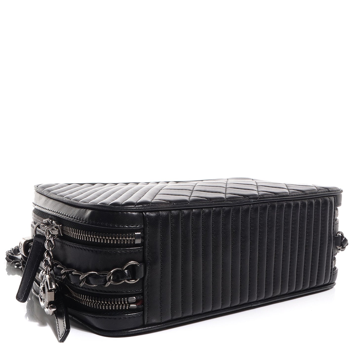 Lambskin Large Coco Boy Camera Bag Black