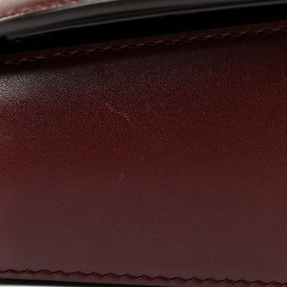 Salvatore Ferragamo Calfskin Small Vela Flap Bag Wine 15 of 17