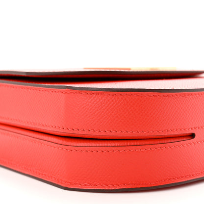 Hermes Epsom Mosaique Au 24-17 Rouge De Coeur 9 of 10