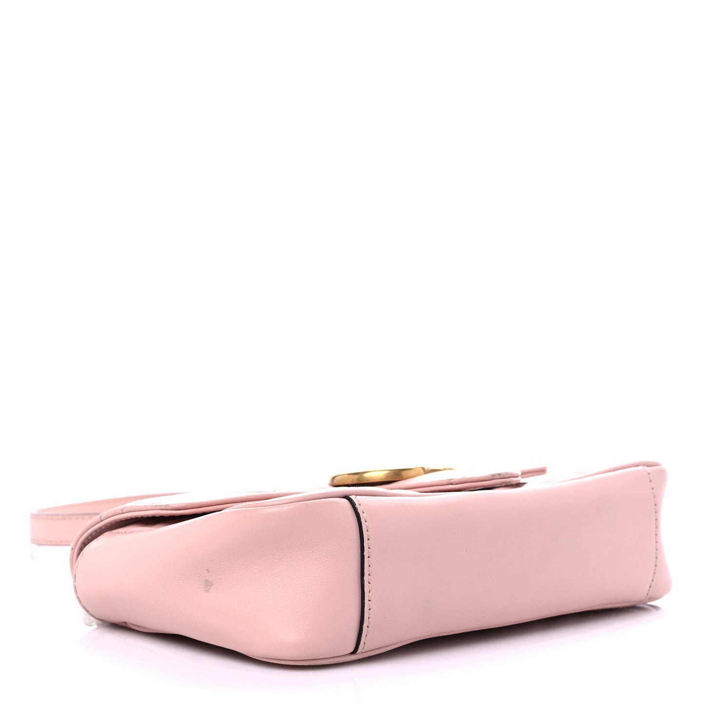 Calfskin Matelasse Mini GG Marmont Shoulder Bag Perfect Pink
