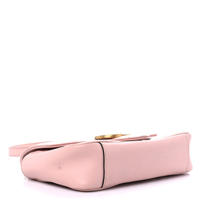 Gucci Calfskin Matelasse Mini GG Marmont Shoulder Bag Perfect Pink 4 of 19