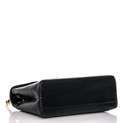 Chanel Caviar Flap Shoulder Bag Black 4 of 8