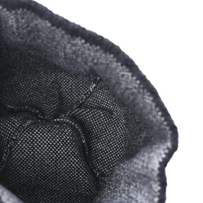 Christian Dior Cashmere Oblique PomPom Beanie Navy Blue 4 of 6