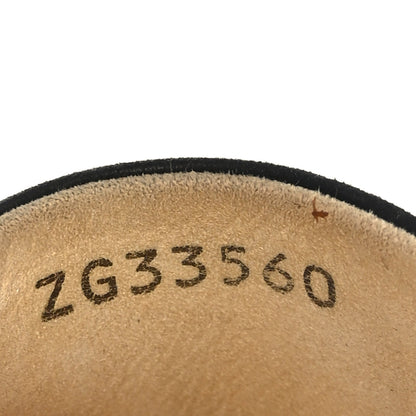 Chanel Suede Grosgrain CC Espadrille Mules 36 Black 6 of 8