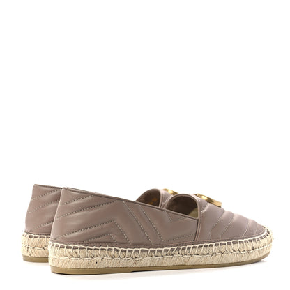 Gucci Nappa Matelasse GG Marmont Espadrilles 39 Porcelain Rose 4 of 8