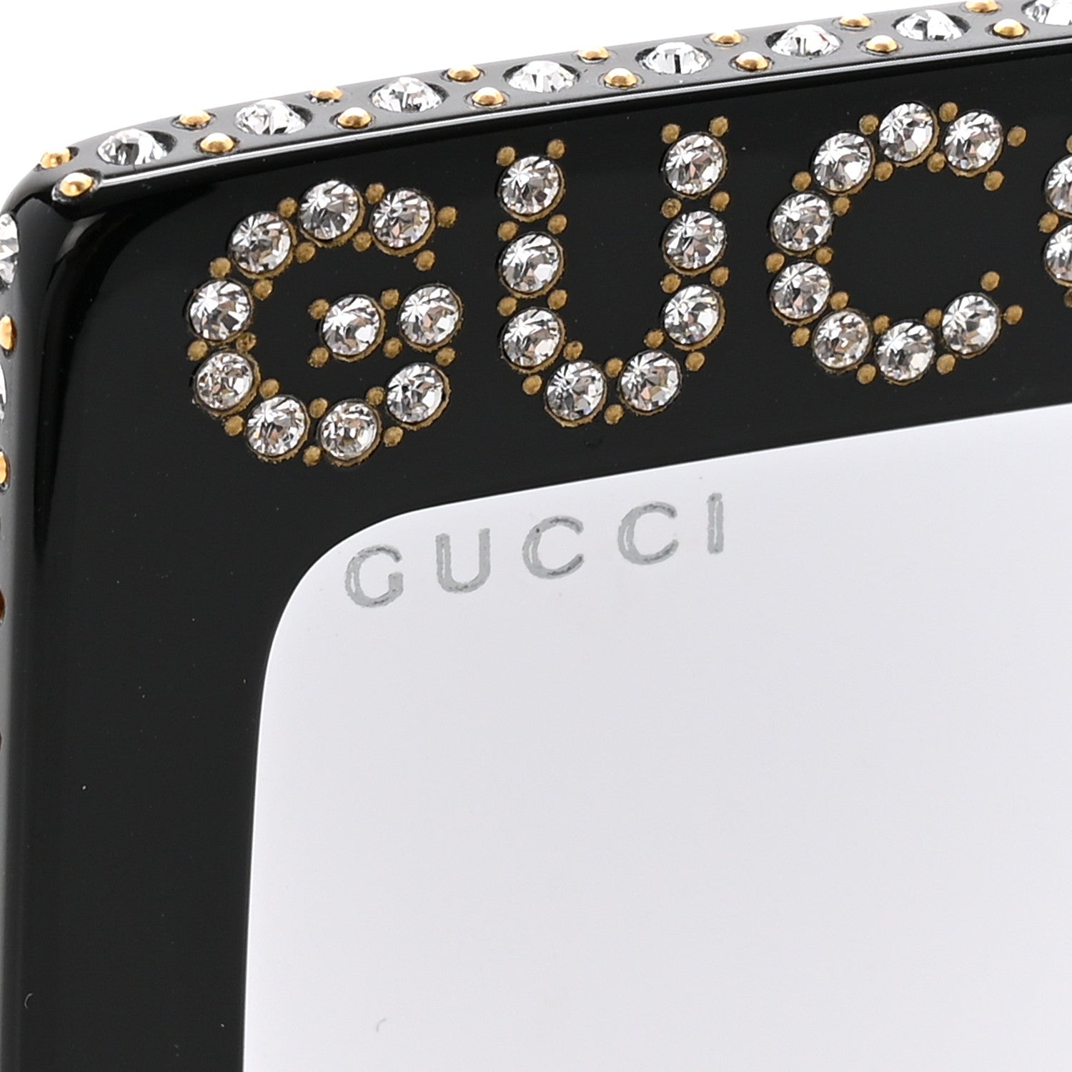 Gucci Acetate Crystal Mask-Frame Sunglasses GG0431S Black 7 of 8
