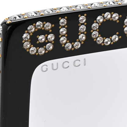 Gucci Acetate Crystal Mask-Frame Sunglasses GG0431S Black 7 of 8