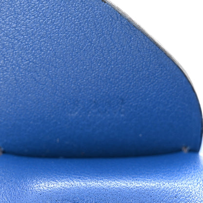 Hermes Milo Lambskin Lizard Touch Grigri Rodeo Pegase Horse Bag Charm PM Bleu France 3 of 4