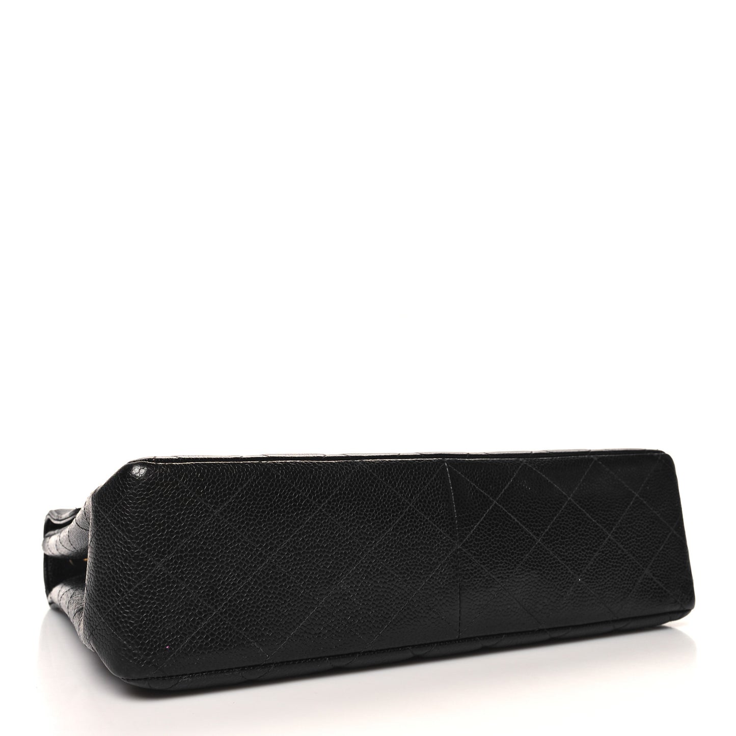 Caviar Quilted Jumbo Single Flap Black