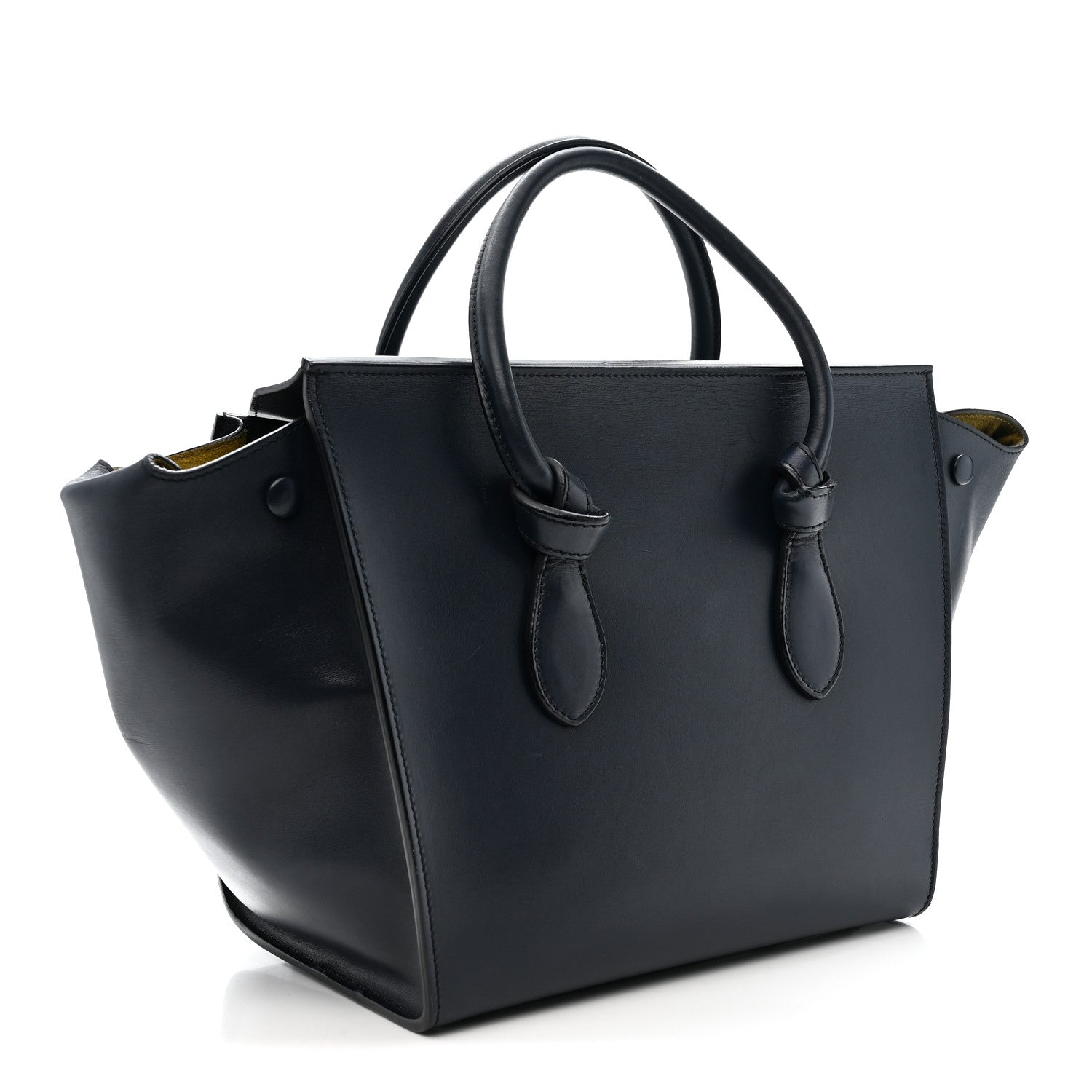Celine Palmelato Calfskin Mini Tie Knot Tote Navy Blue 4 of 24