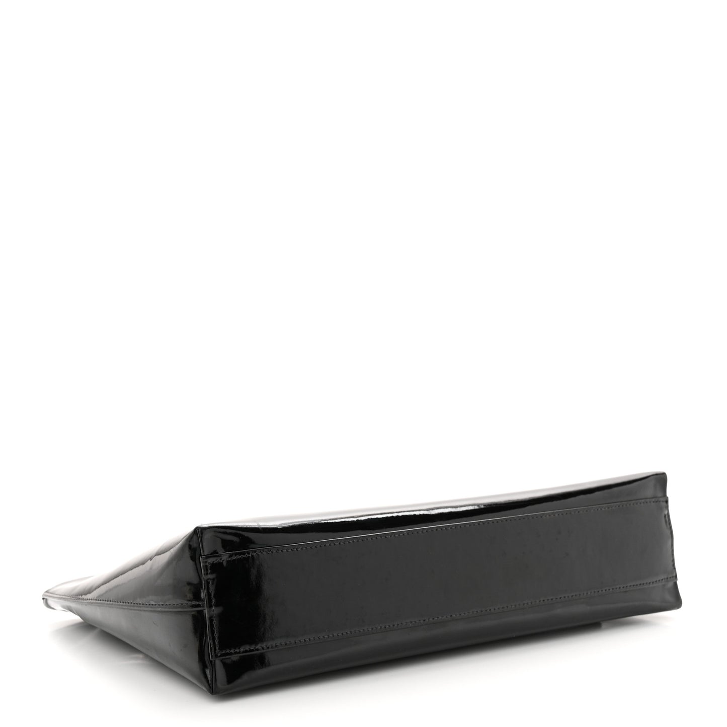 Patent Mademoiselle Tote Black