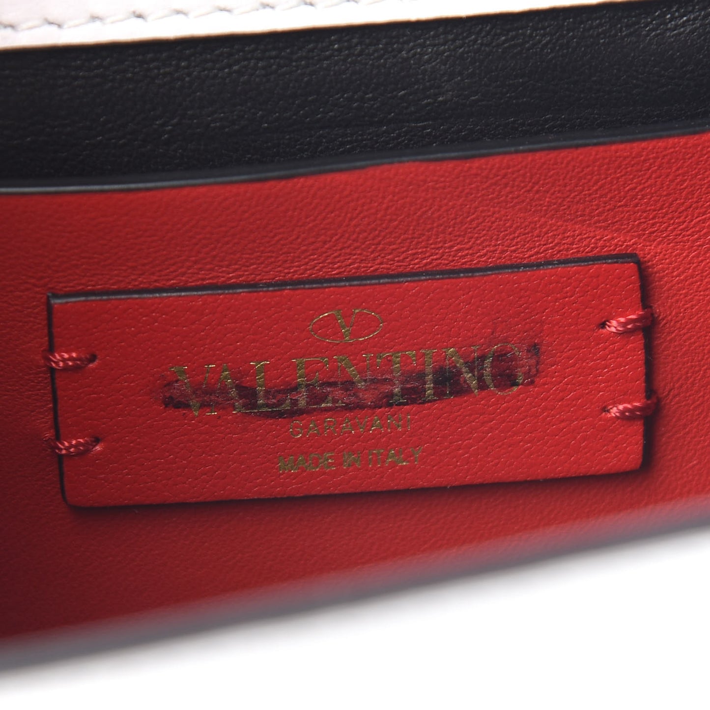 Smooth Calfskin Micro VSling Shoulder Bag White