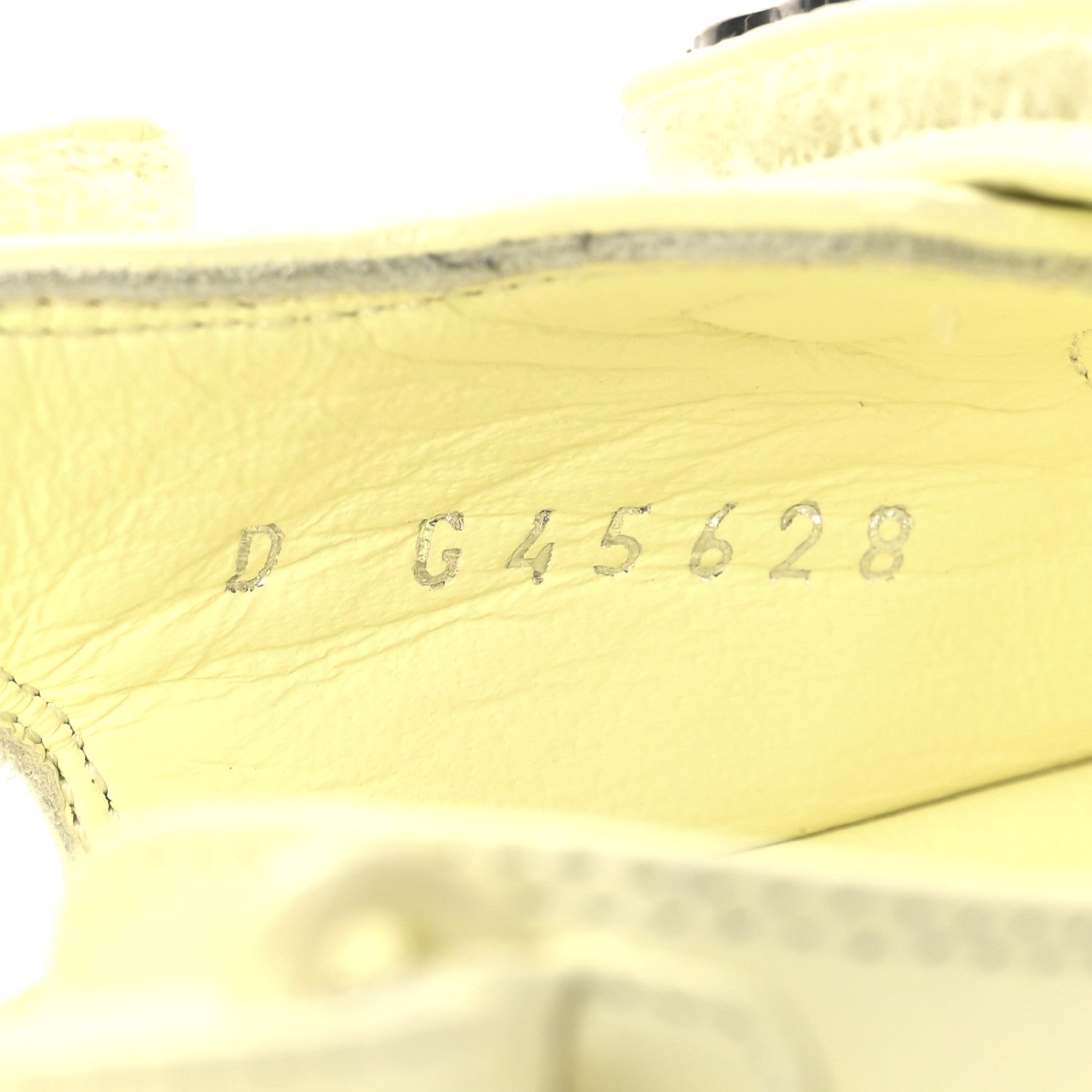 Chanel Lambskin Crystal CC Velcro Dad Sandals 39.5 Light Yellow 7 of 10