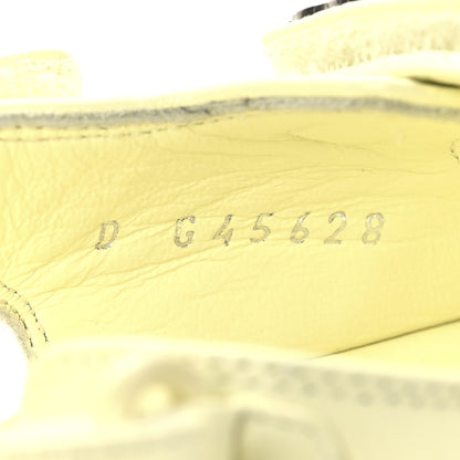 Chanel Lambskin Crystal CC Velcro Dad Sandals 39.5 Light Yellow 7 of 10