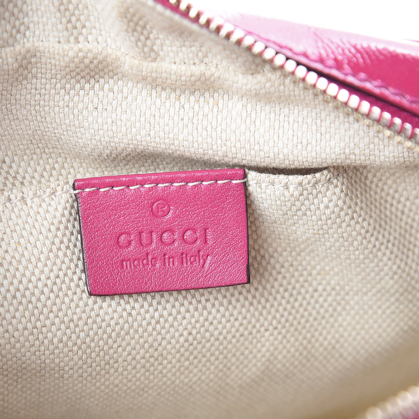 Soft Patent Small Soho Disco Bag Bright Bougainvillea