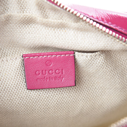 Gucci Soft Patent Small Soho Disco Bag Bright Bougainvillea 6 of 9