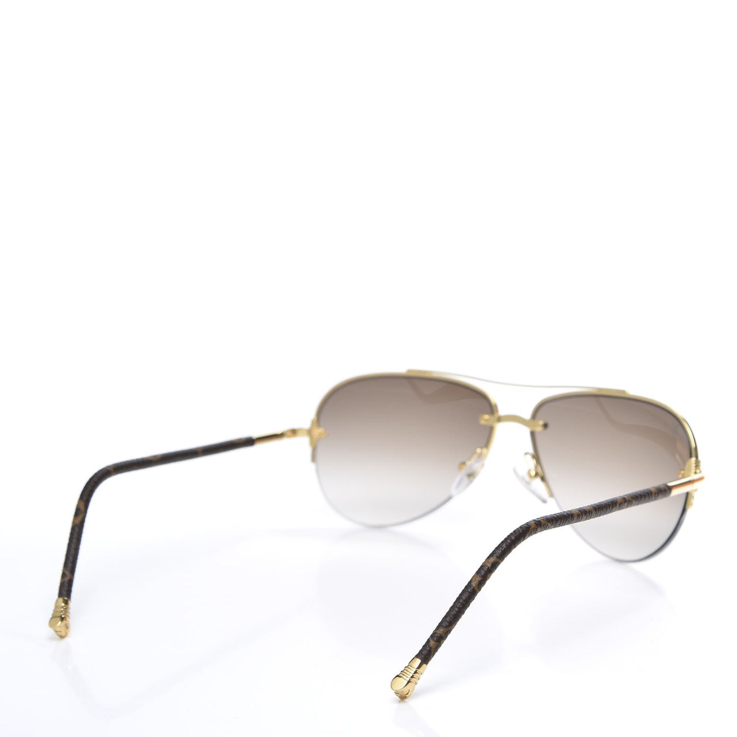 Monogram Petite Viola Pilote Aviator Sunglasses Z0571U Brown