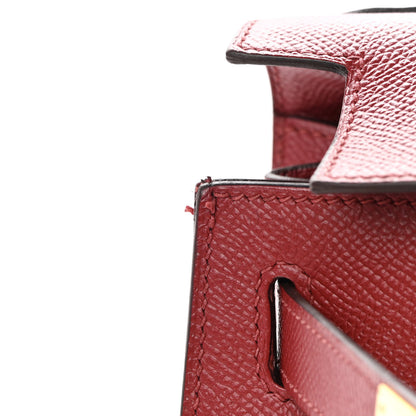 Hermes Epsom Kelly Sellier 28 Rouge Grenat 15 of 19