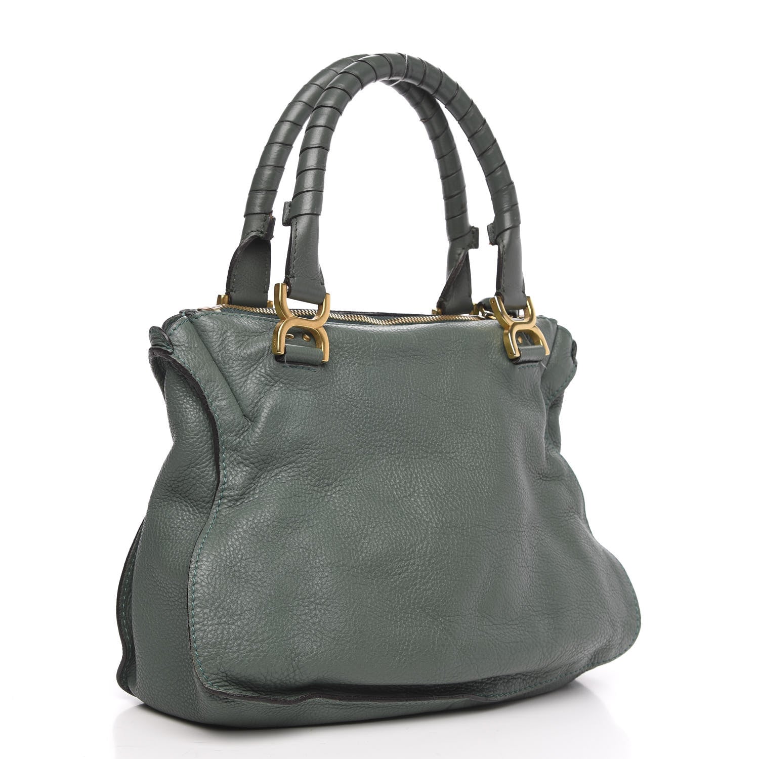 Chloe Calfskin Medium Marcie Satchel Eucalyptus 3 of 18