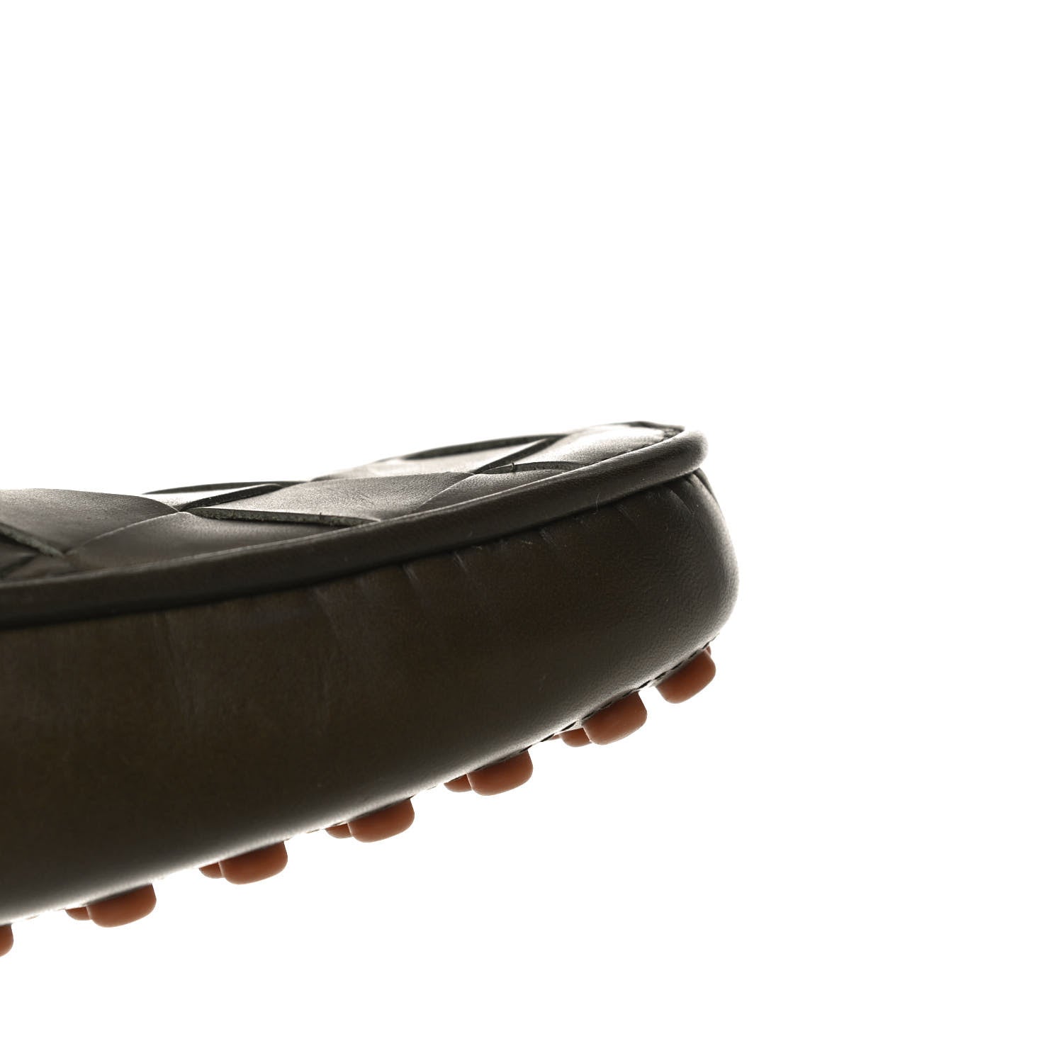 Bottega Veneta Nappa Intrecciato Driver Loafers 42 Khaki 12 of 14