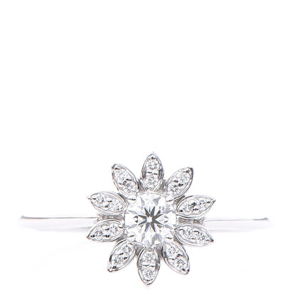 Tiffany Platinum Diamond Enchant Garden Flower Ring 51.9 6 1 of 8