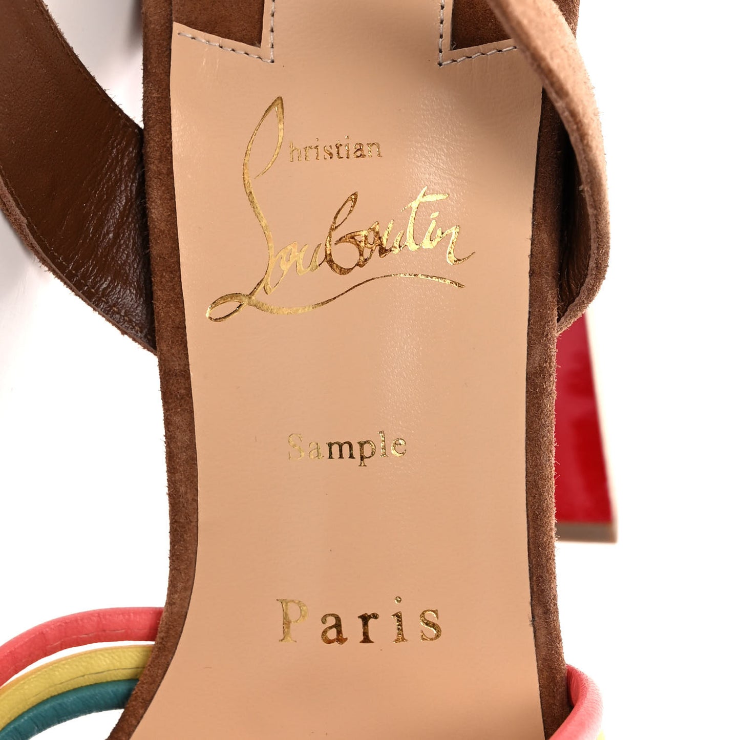 Nappa Veau Velours Couio Ella 130 Sandals 37 Multicolor Beige