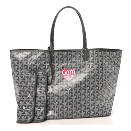Goyard Goyardine Heart Saint Louis PM Grey 1 of 9