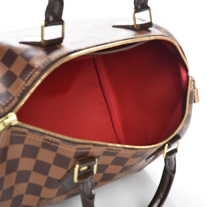 Louis Vuitton Damier Ebene Speedy 30 5 of 9