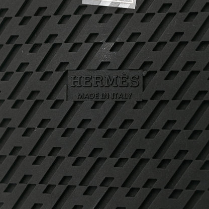 Hermes Calfskin Womens Chypre Sandals 38 Black 8 of 9