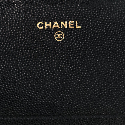 Chanel Caviar Quilted Glasses Case With Chain Black 6 of 14