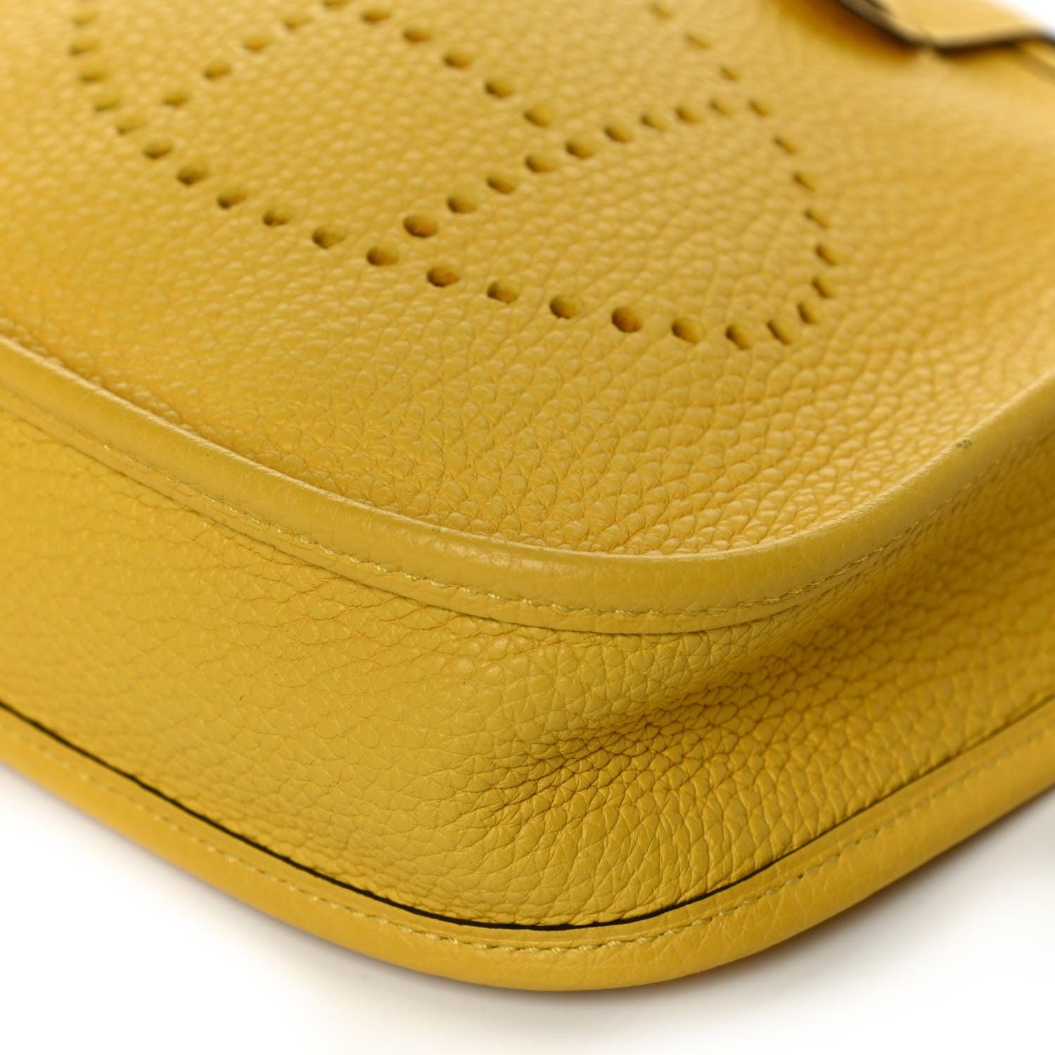 Hermes Taurillon Clemence Evelyne TPM Jaune De Naples 10 of 12