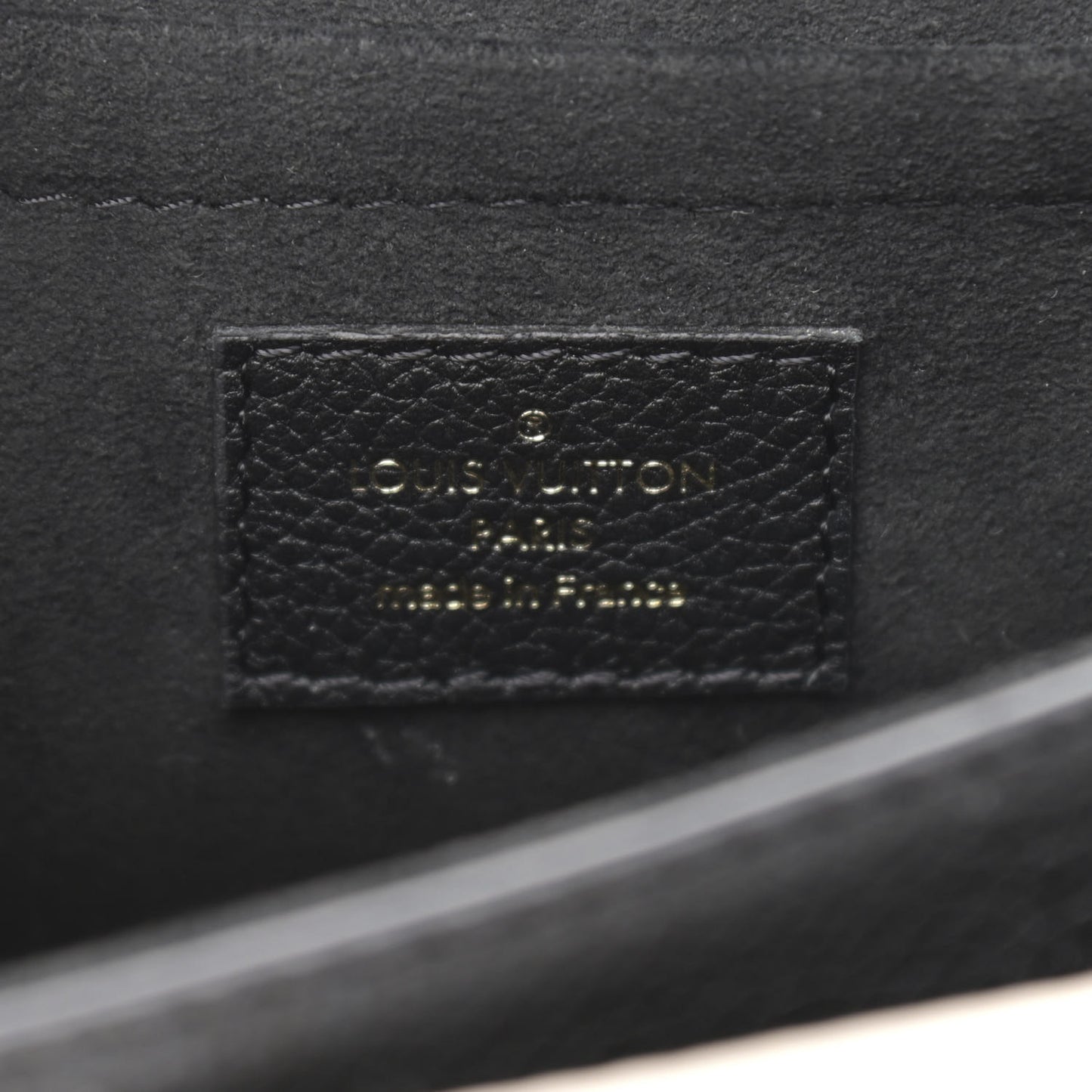 Grained Calfskin Lockme Tender Black