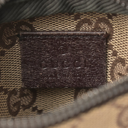Gucci GG Monogram Double Pocket Belt Bag Dark Brown 8 of 15