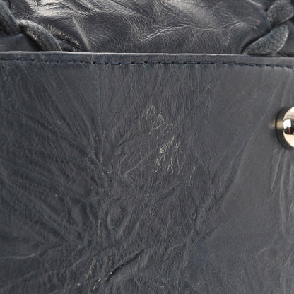 Chanel Calfskin Ultra Stitch Bowler Navy 8 of 9