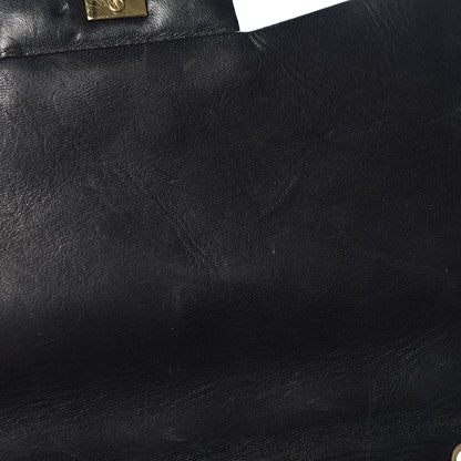 Chanel Lambskin Quilted Jumbo Single Flap Black 15 of 17