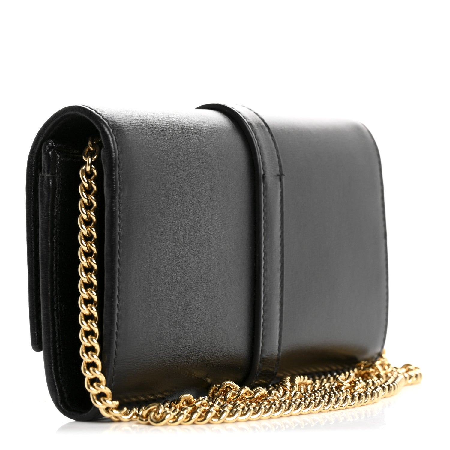 Gucci Calfskin Jackie 1961 Chain Wallet Black 2 of 12
