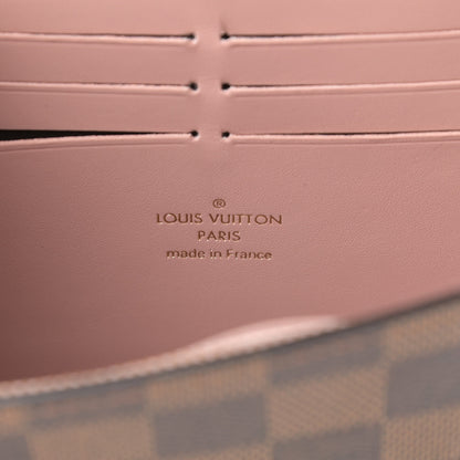 Louis Vuitton Damier Ebene Croisette Chain Wallet Magnolia 6 of 14