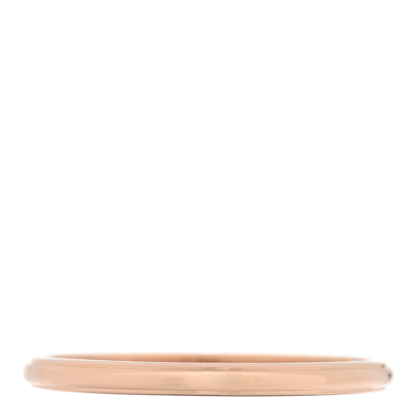 18K Pink Gold Band Ring 51 5.75