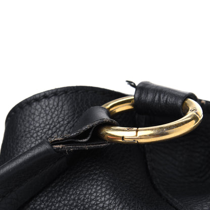 Gucci Pebbled Calfskin Medium Twill Tote Black 34 of 34