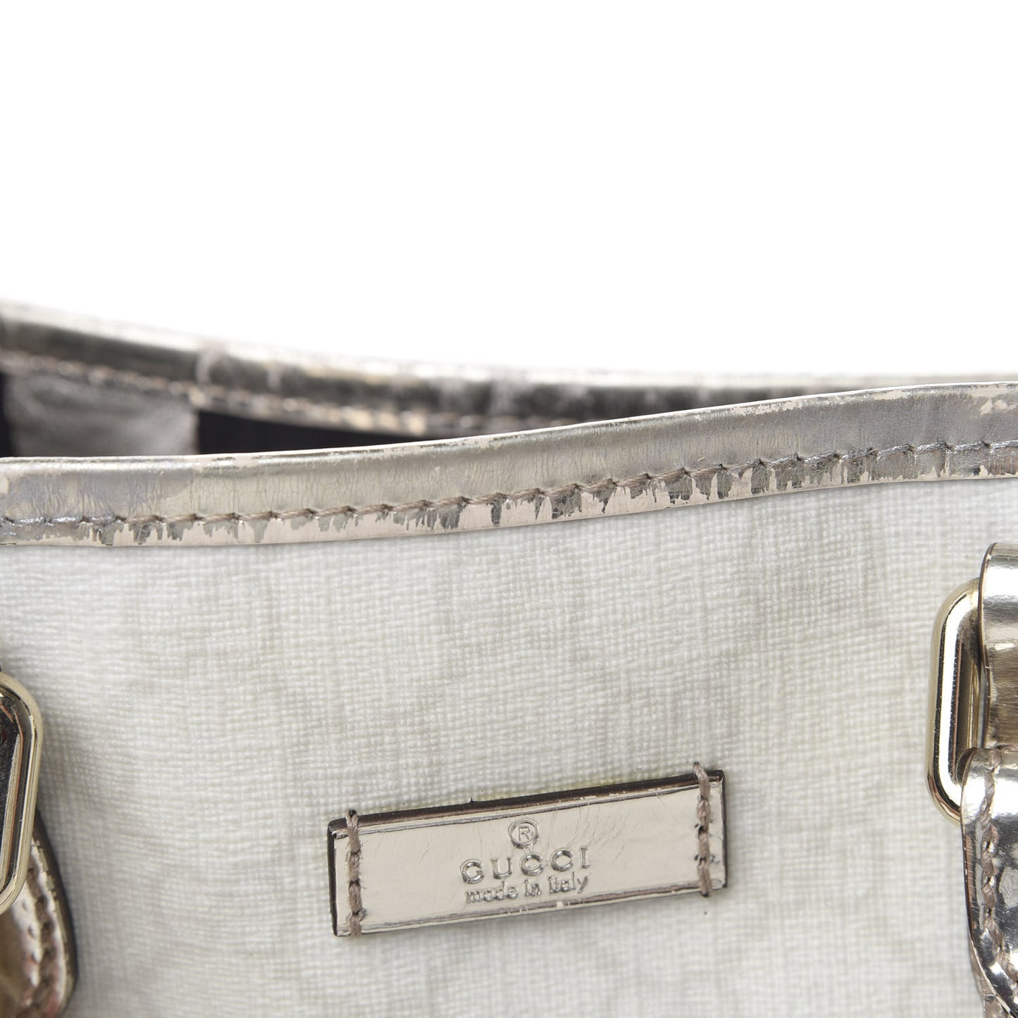 GG Plus Monogram Medium Joy Tote Platinum