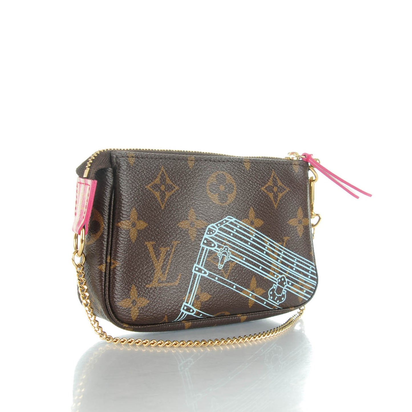 Monogram 2014 Christmas Animation Mini Pochette Accessories