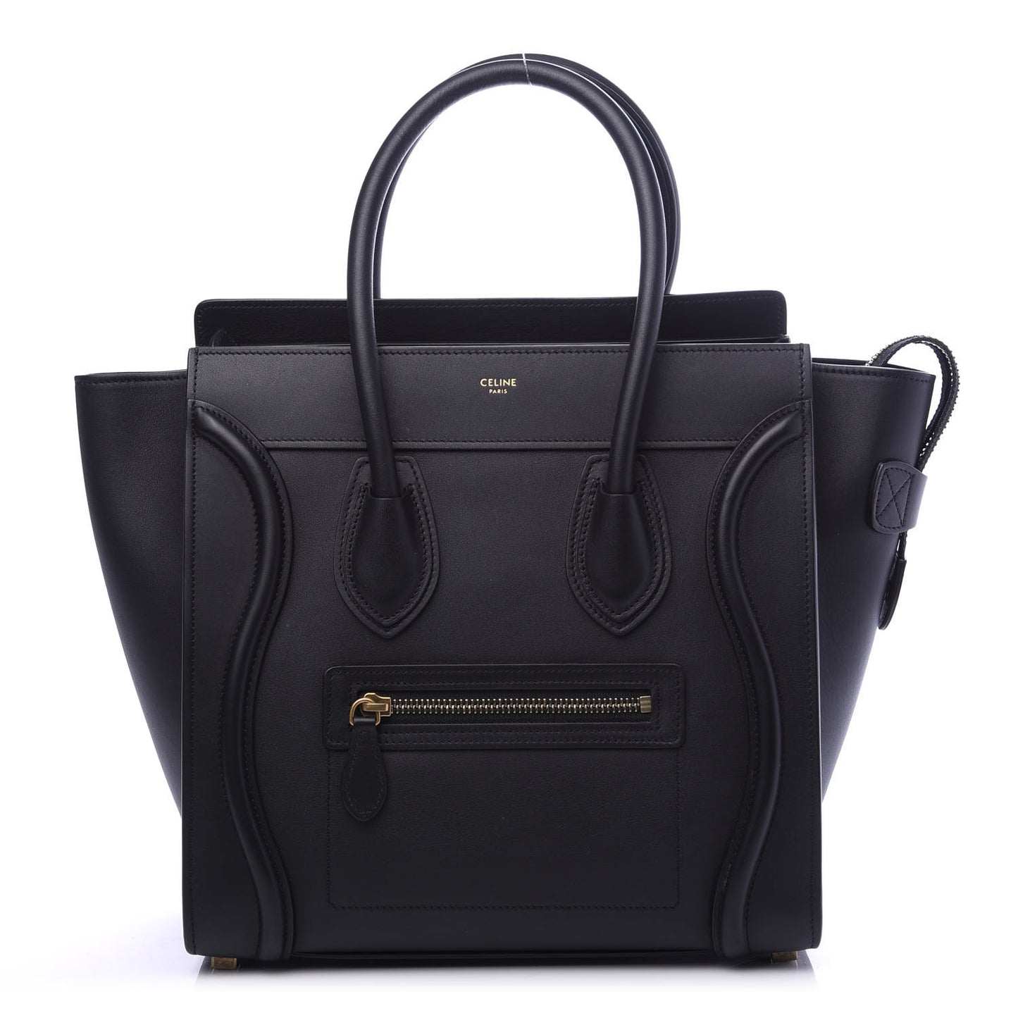 Smooth Calfskin Micro Luggage Black