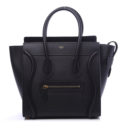 Celine Smooth Calfskin Micro Luggage Black 1 of 9