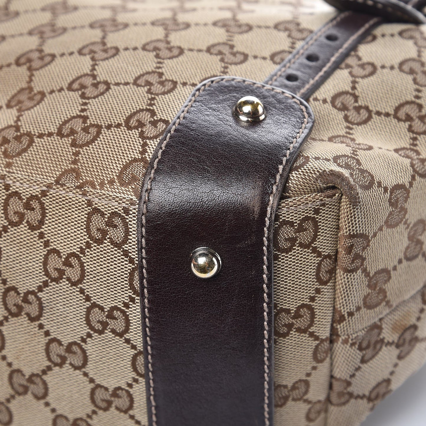Monogram Medium Pelham Shoulder Bag Dark Brown