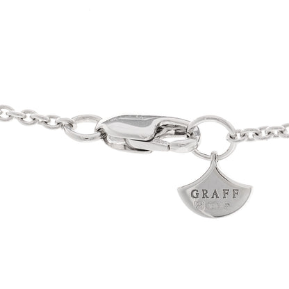 Graff 18K White Gold Small Diamond Butterfly Pendant Pave Necklace 4 of 5