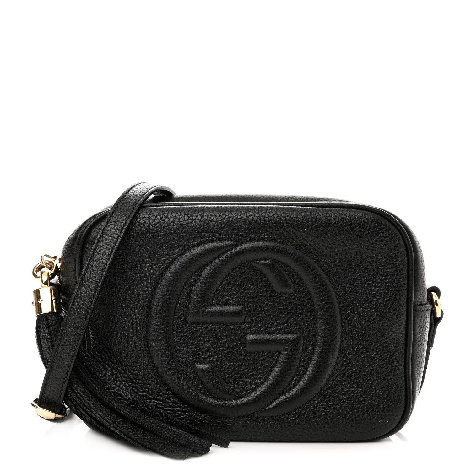 Gucci Pebbled Calfskin Small Soho Disco Bag Black 1 of 13