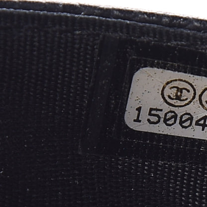 Chanel Caviar Timeless CC Wallet On Chain WOC Black 10 of 14