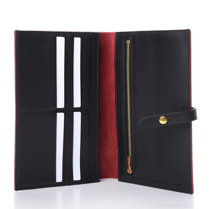 Celine Smooth Calfskin Medium Multifunction Strap Wallet Coquelicot 5 of 10